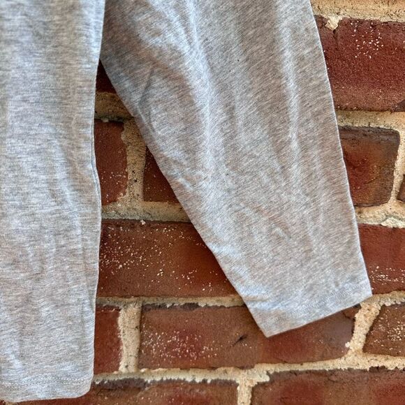 EILEEN FISHER Slubby Organic-Cotton Long-Sleeve Tee gray small NEW - Picture 6 of 10